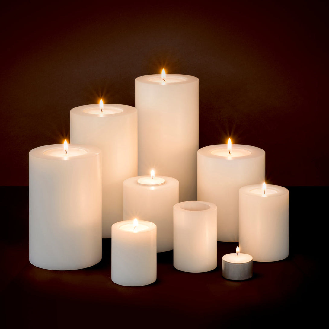 Artificial Candle ø 7 x H. 9 cm set of 4 Accessories Eichholtz