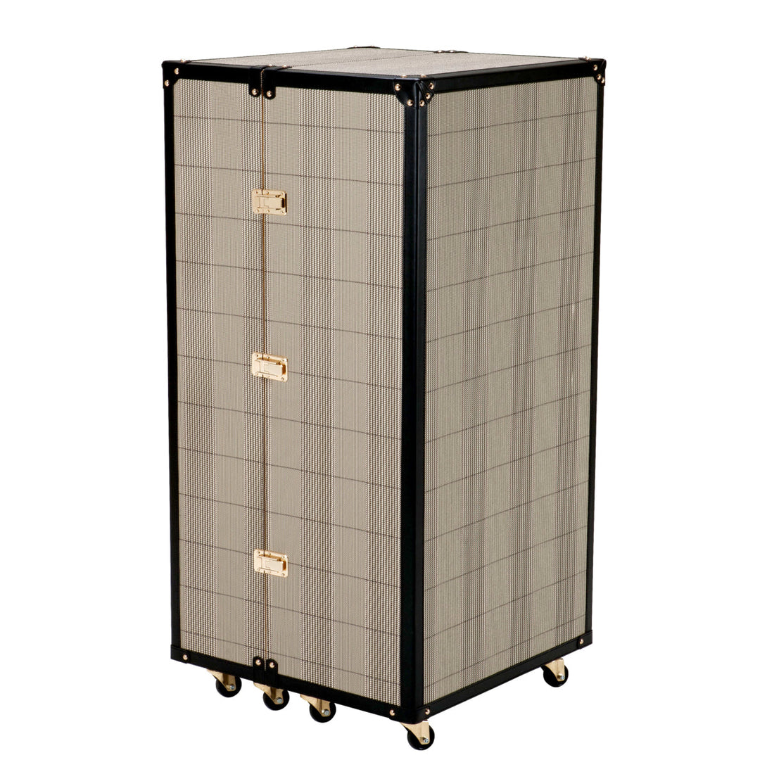 Bar Cabinet Martini Bianco Check Brown - Image 2