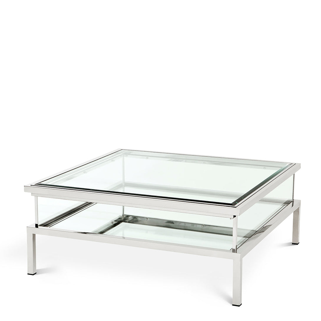 Coffee Table Harvey Polished Stainless Steel Furniture Eichholtz