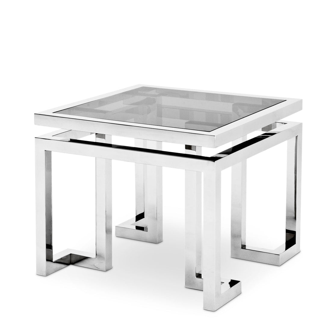Side Table Palmer Polished Stainless Steel Furniture Eichholtz