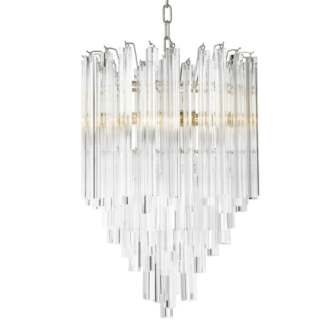 Chandelier Salerno Nickel Finish Lighting Eichholtz
