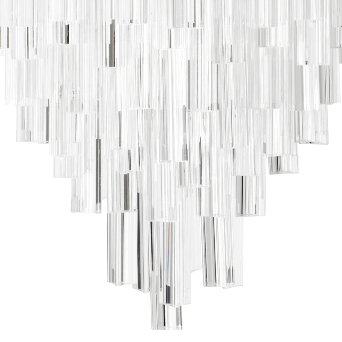 Chandelier Salerno Nickel Finish Lighting Eichholtz