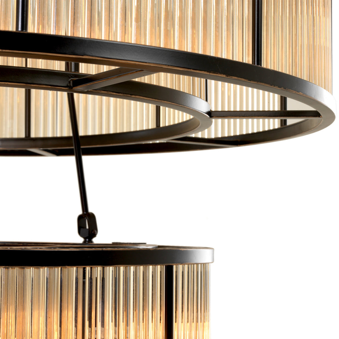 Chandelier Bernardi Bronze Highlight Finish Lighting Eichholtz