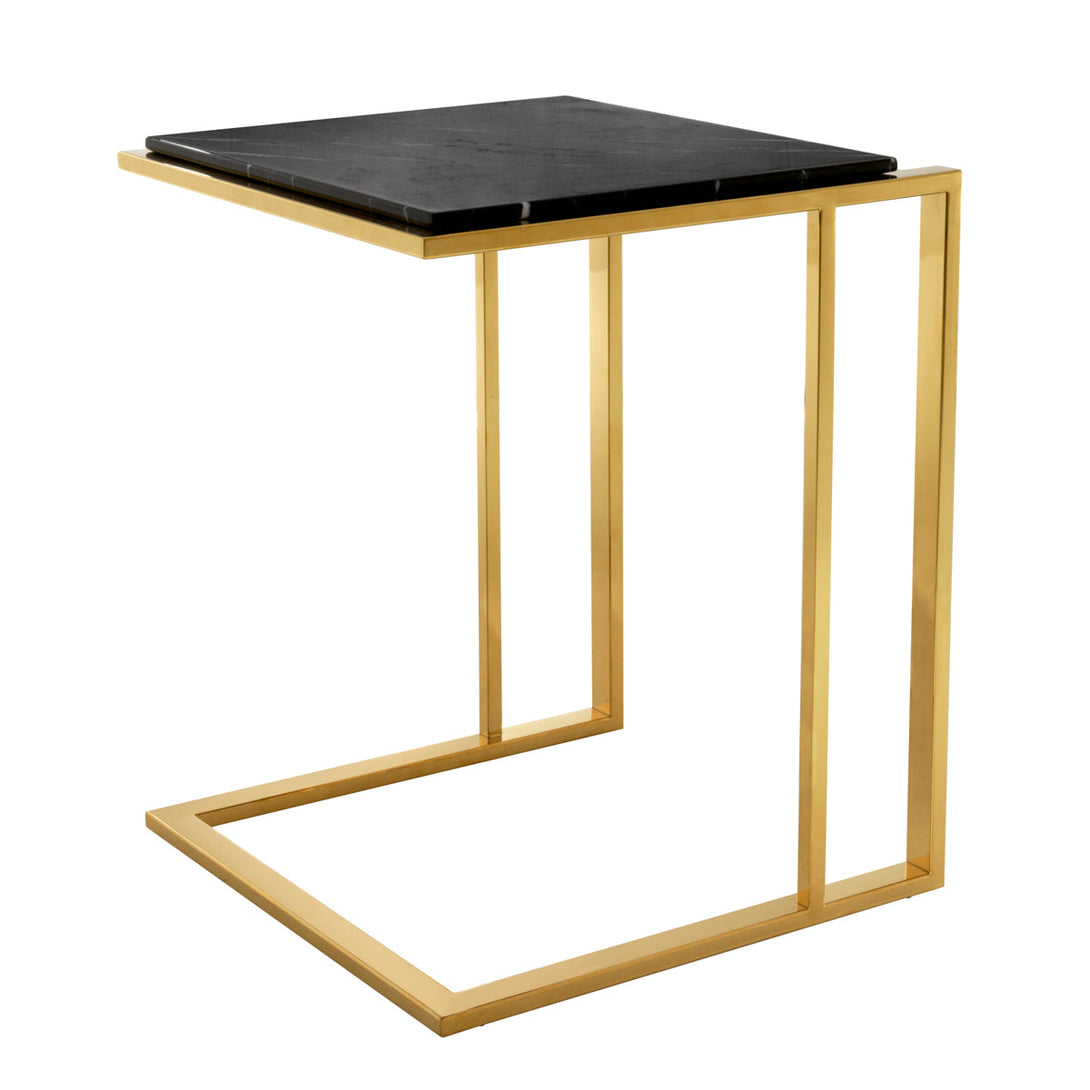 Side Table Cocktail Gold Finish - Image 1
