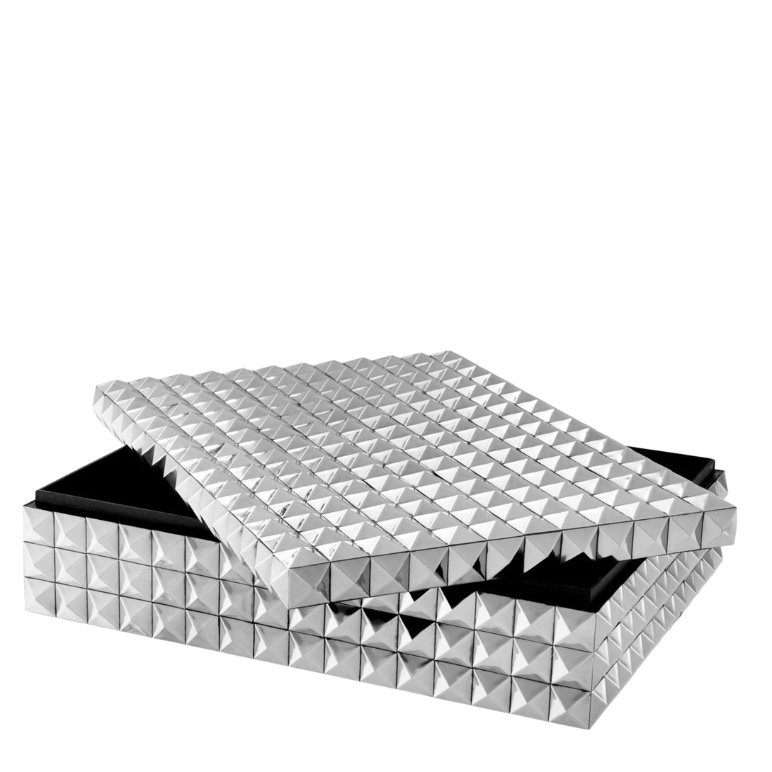 Box Viviënne L Nickel Finish Accessories Eichholtz