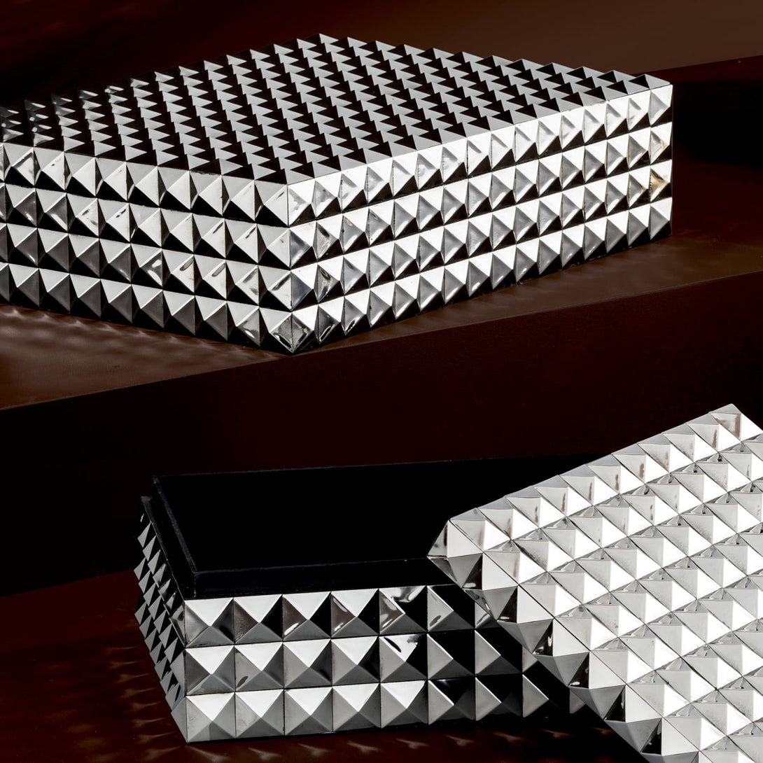 Box Viviënne L Nickel Finish Accessories Eichholtz