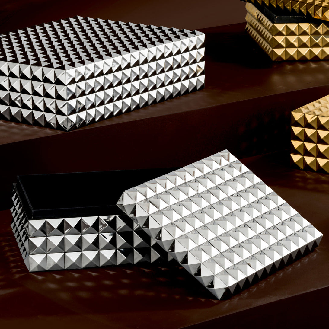 Box Viviënne S Nickel Finish Accessories Eichholtz