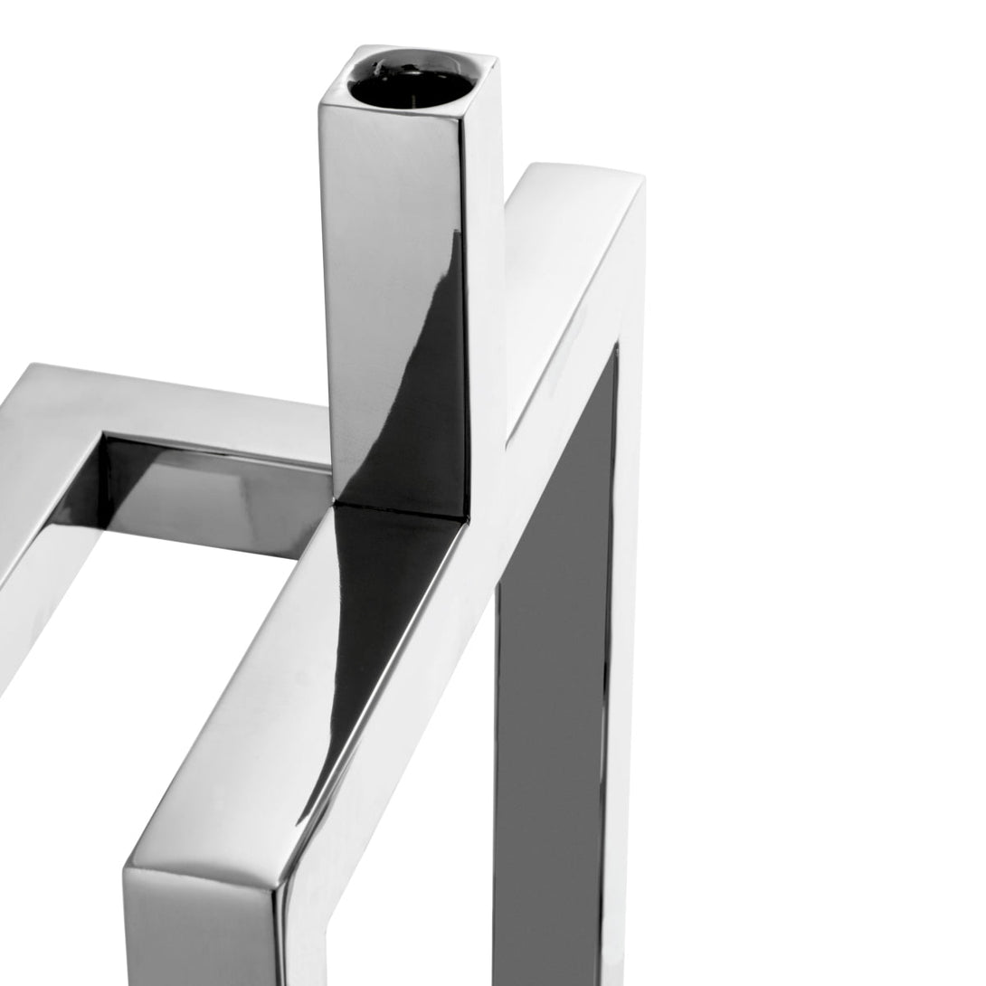 Candle Holder Skyline Nickel Finish Accessories Eichholtz