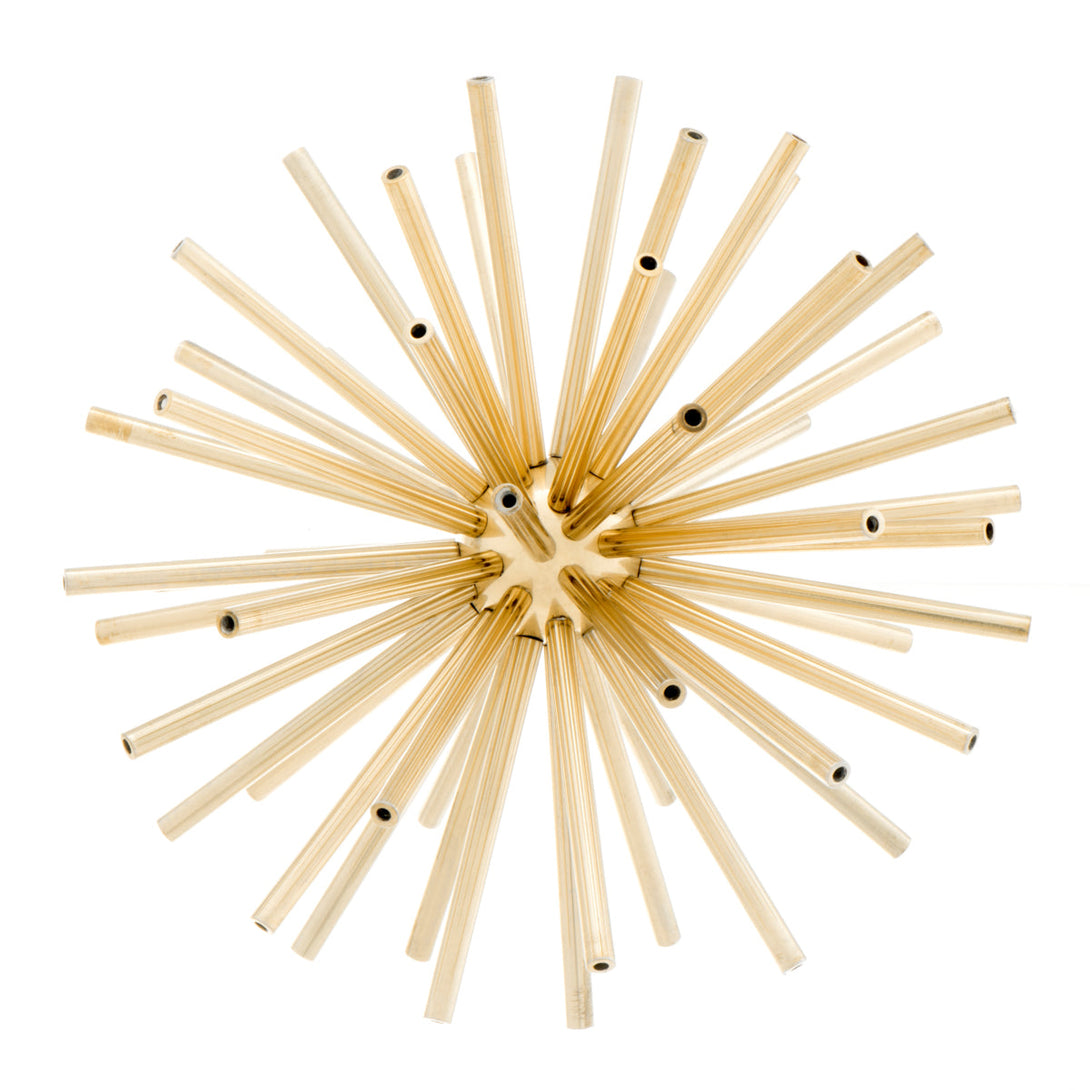 Object Meteor Set Of 3 Polished Brass Accessories Eichholtz