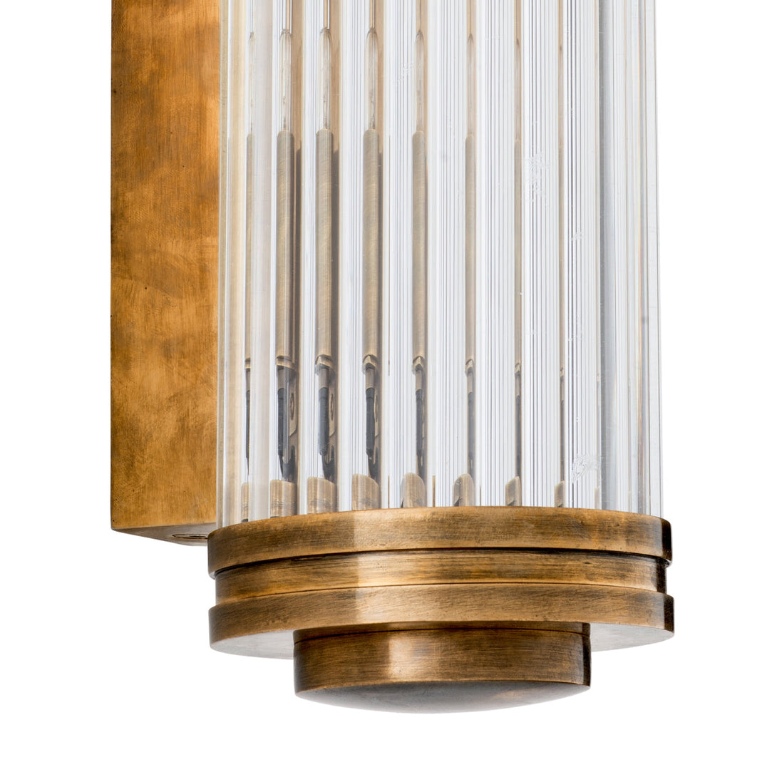 Wall Lamp Gascogne L Vintage Brass Finish Lighting Eichholtz
