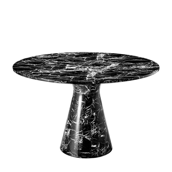 Dining Table Turner Black Faux Marble Furniture Eichholtz