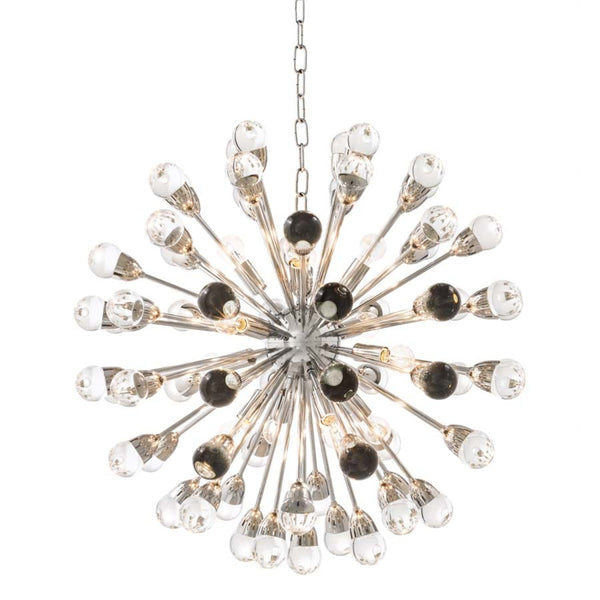 Chandelier Anto L Nickel Finish Lighting Eichholtz