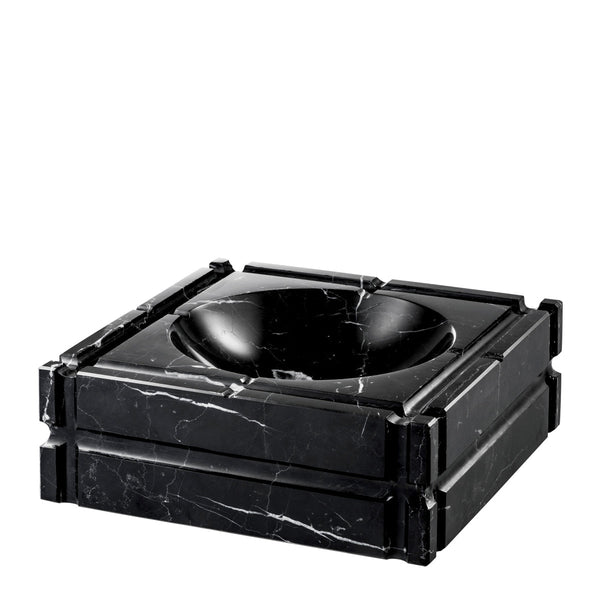 Ashtray Nestor Black Marble Accessories Eichholtz