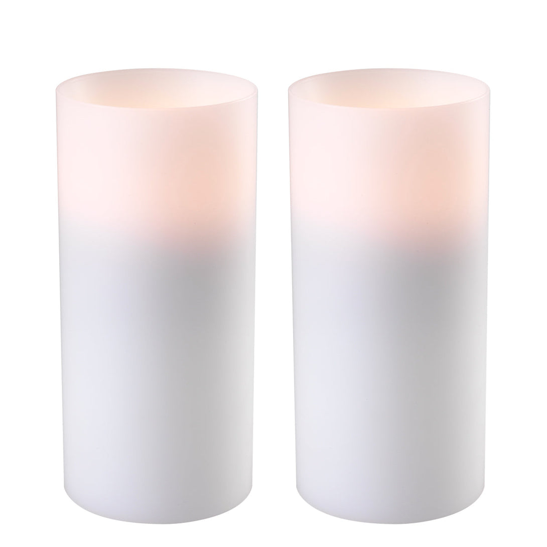 Artificial Candle deep ø 10 x H. 21 cm set of 2 Accessories Eichholtz