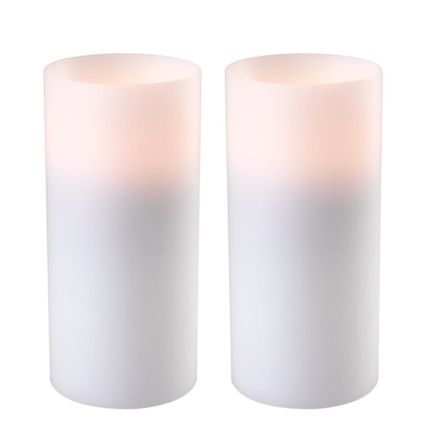 Artificial Candle deep ø 10 x H. 21 cm set of 2 Accessories Eichholtz