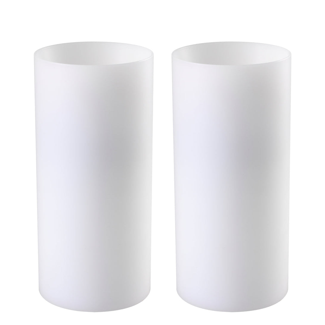 Artificial Candle deep ø 10 x H. 21 cm set of 2 Accessories Eichholtz