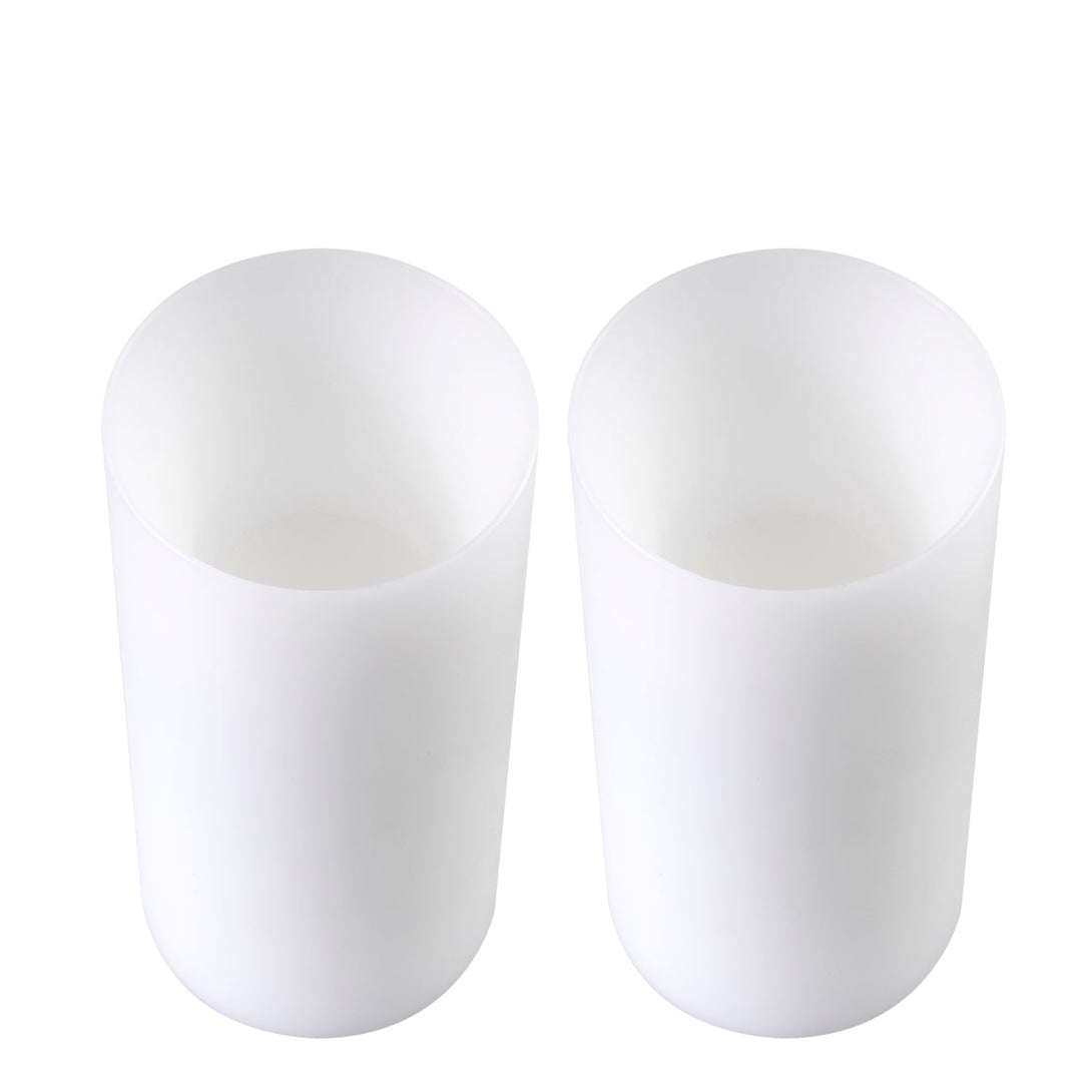 Artificial Candle deep ø 10 x H. 21 cm set of 2 Accessories Eichholtz