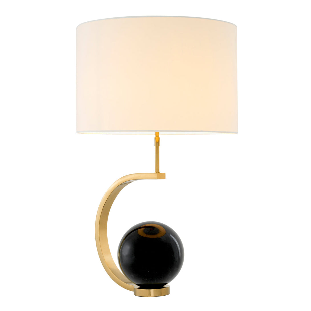 Table Lamp Luigi Black Marble Lighting Eichholtz