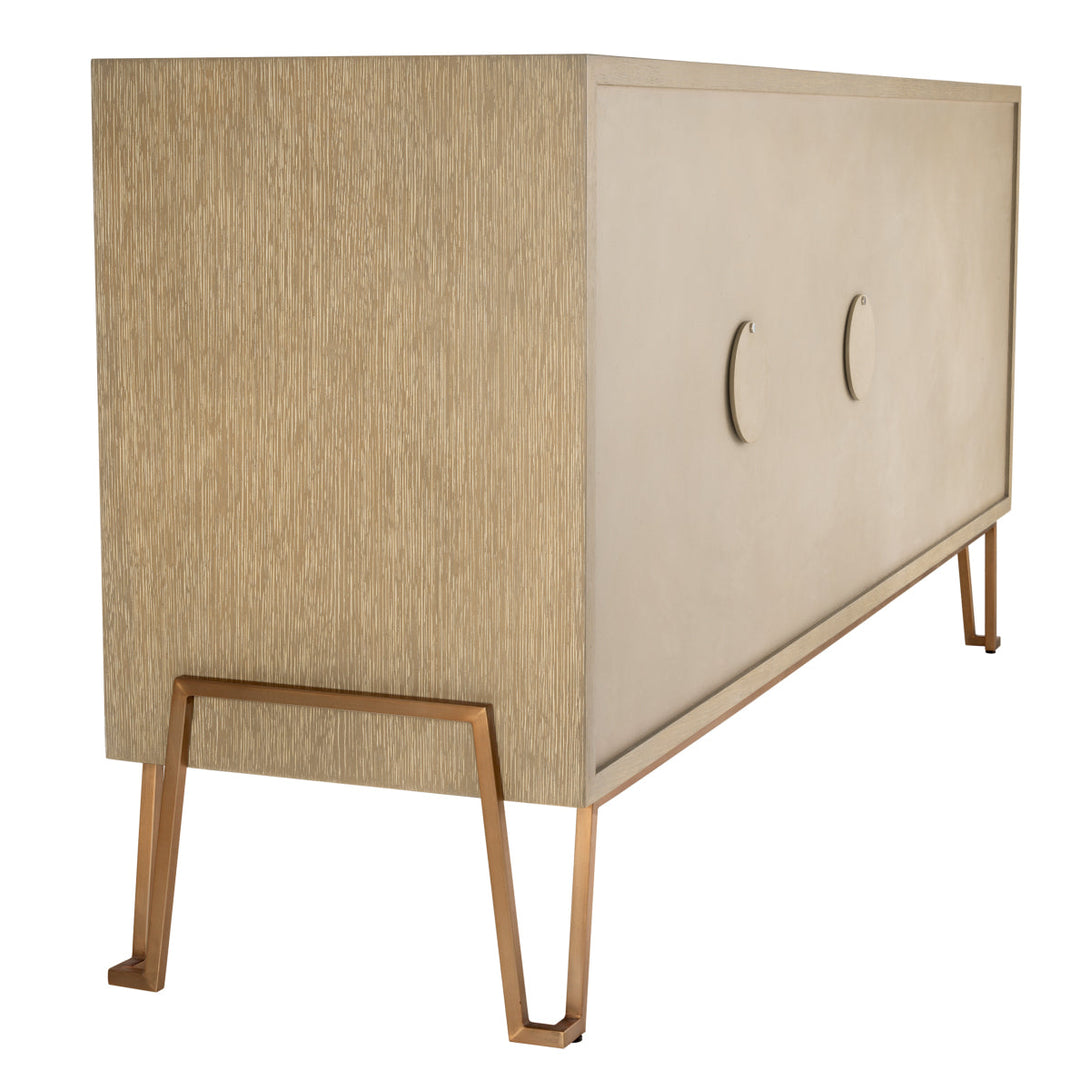 Dresser Highland Washed Oak Veneer Furniture Eichholtz