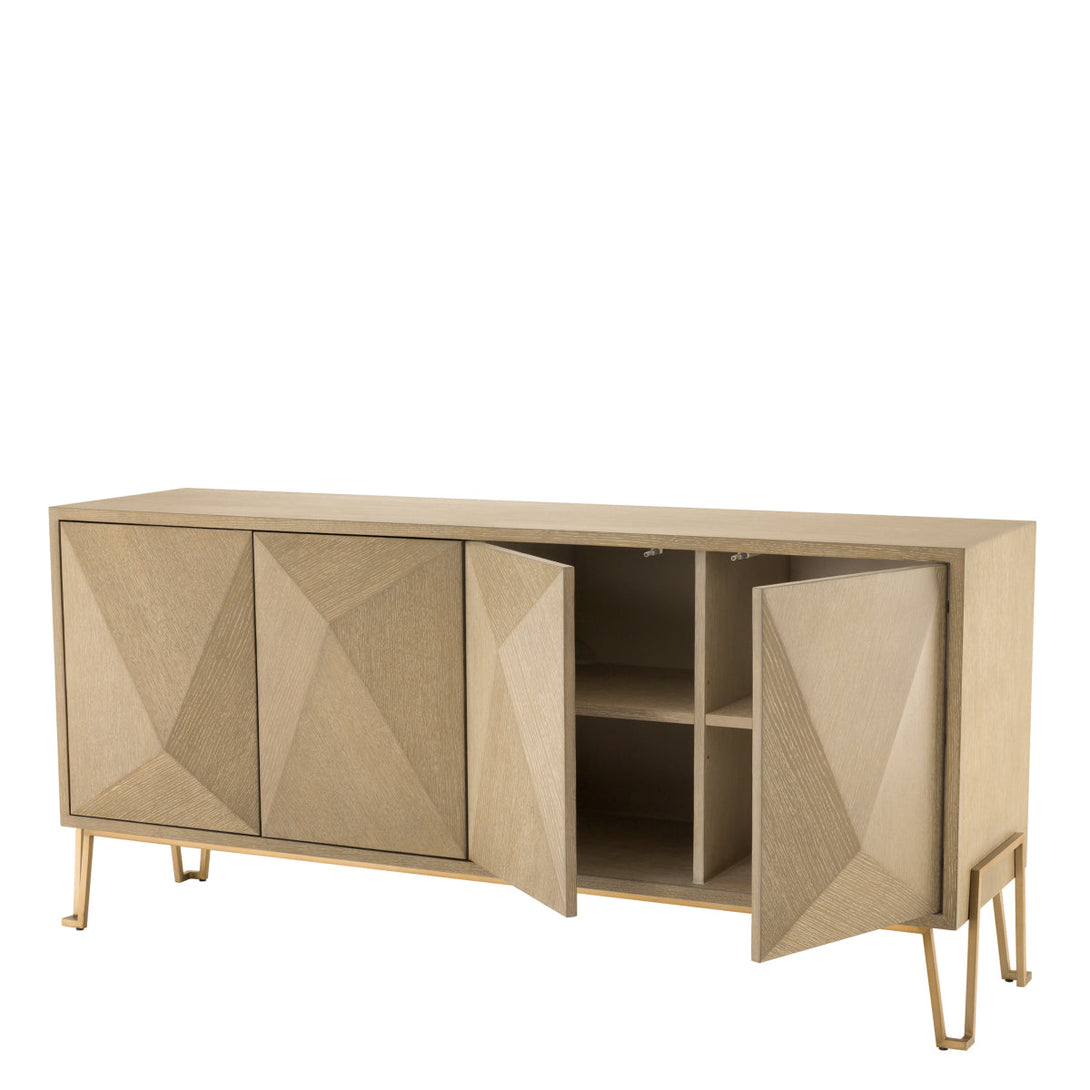 Dresser Highland Washed Oak Veneer Furniture Eichholtz
