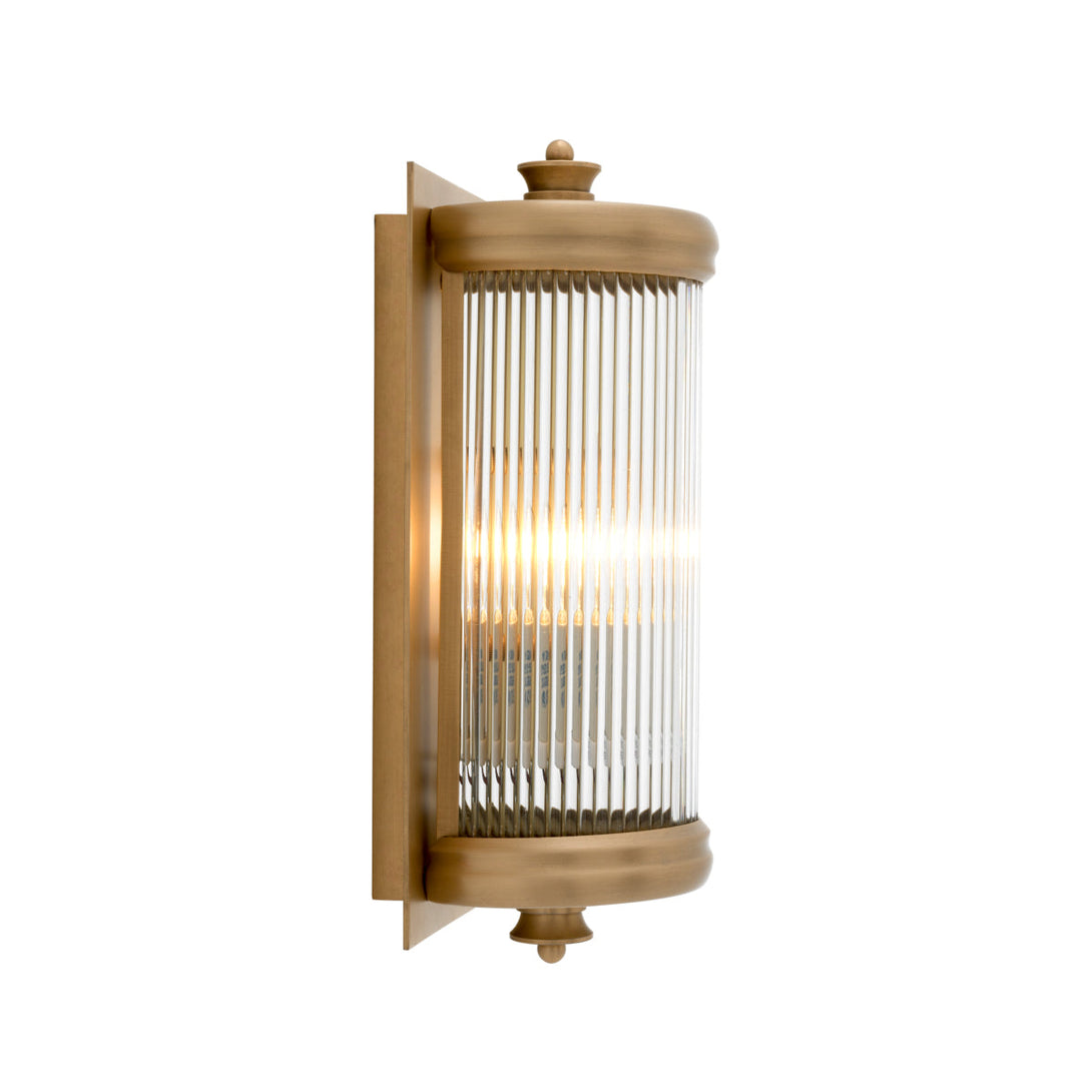 Wall Lamp Glorious S Matte Brass Finish Lighting Eichholtz