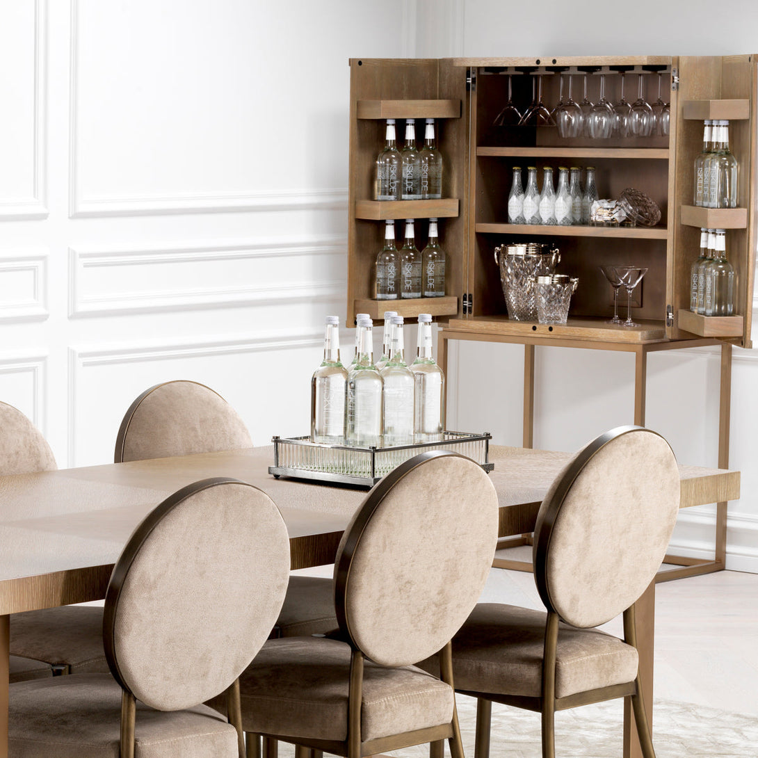 Tray Cora Rectangular Nickel Finish Accessories Eichholtz