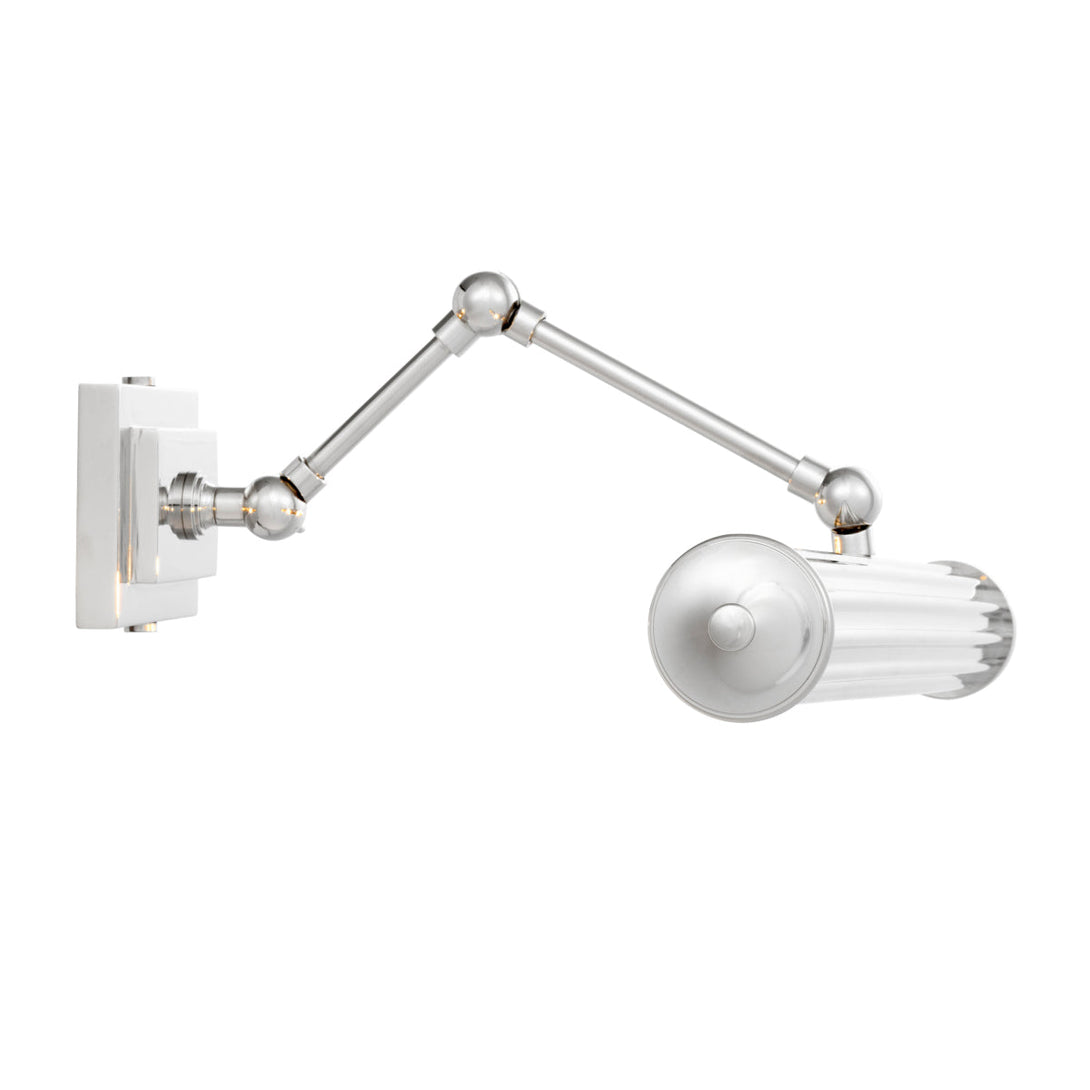 Wall Lamp Luca L Nickel Finish Lighting Eichholtz