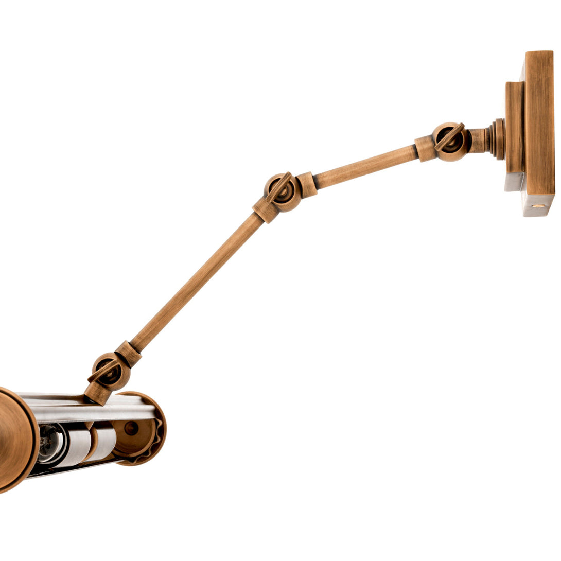 Wall Lamp Luca L Antique Brass Finish Lighting Eichholtz