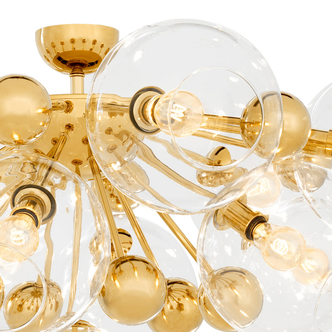 Ceiling Lamp Soleil Gold Finish Lighting Eichholtz