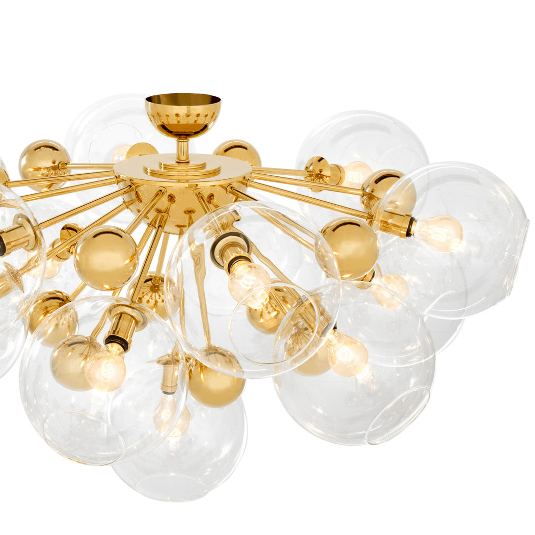 Ceiling Lamp Soleil Gold Finish Lighting Eichholtz