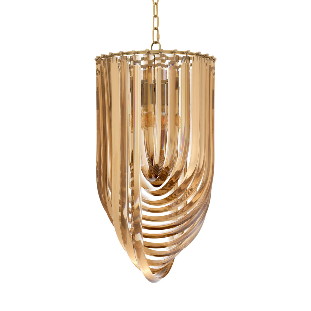 Chandelier Murano 14 Inch Dia Champagne Acrylic Lighting Eichholtz