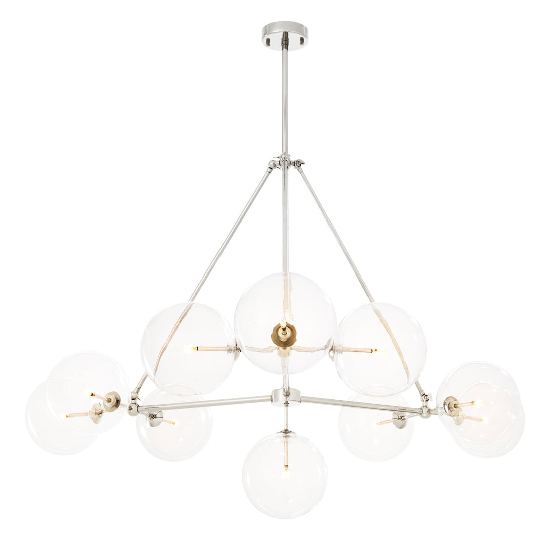 Chandelier Bermude Nickel Finish Lighting Eichholtz