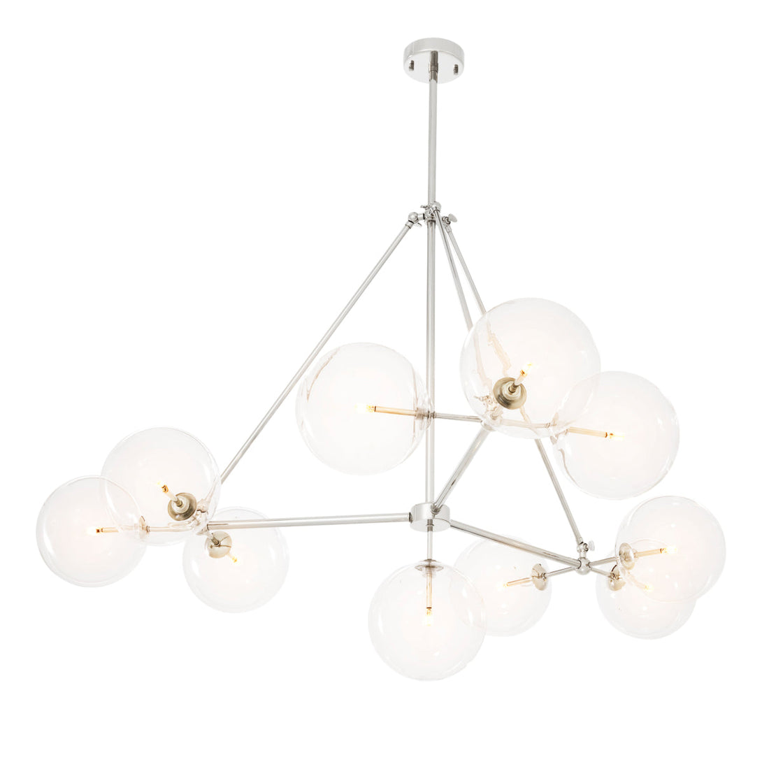 Chandelier Bermude Nickel Finish Lighting Eichholtz
