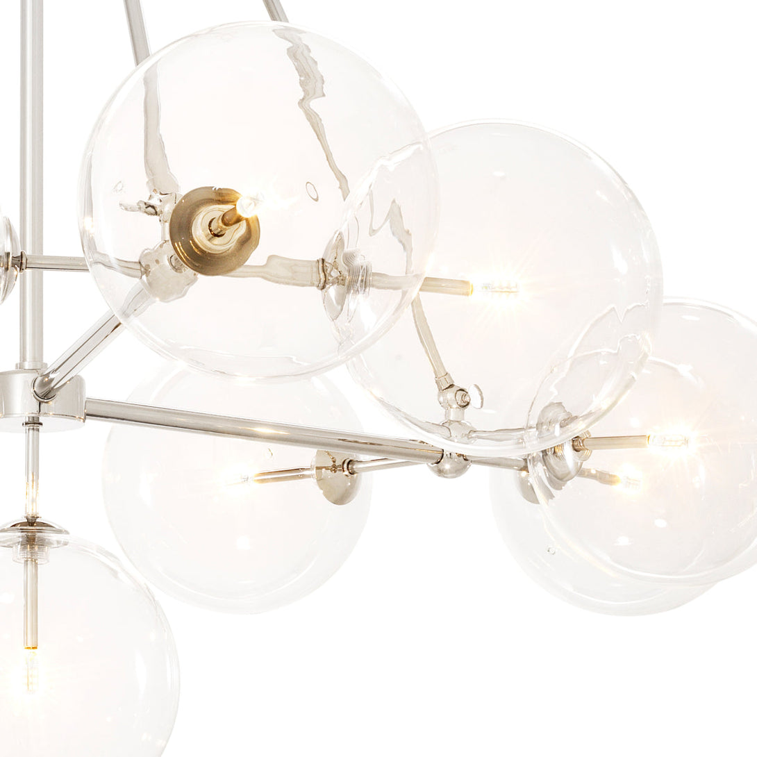 Chandelier Bermude Nickel Finish Lighting Eichholtz