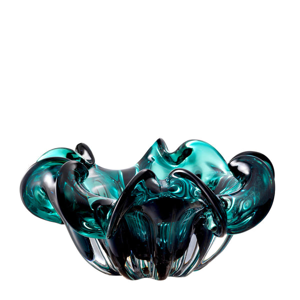 Bowl Triada Hand Blown Green Colour Accessories Eichholtz