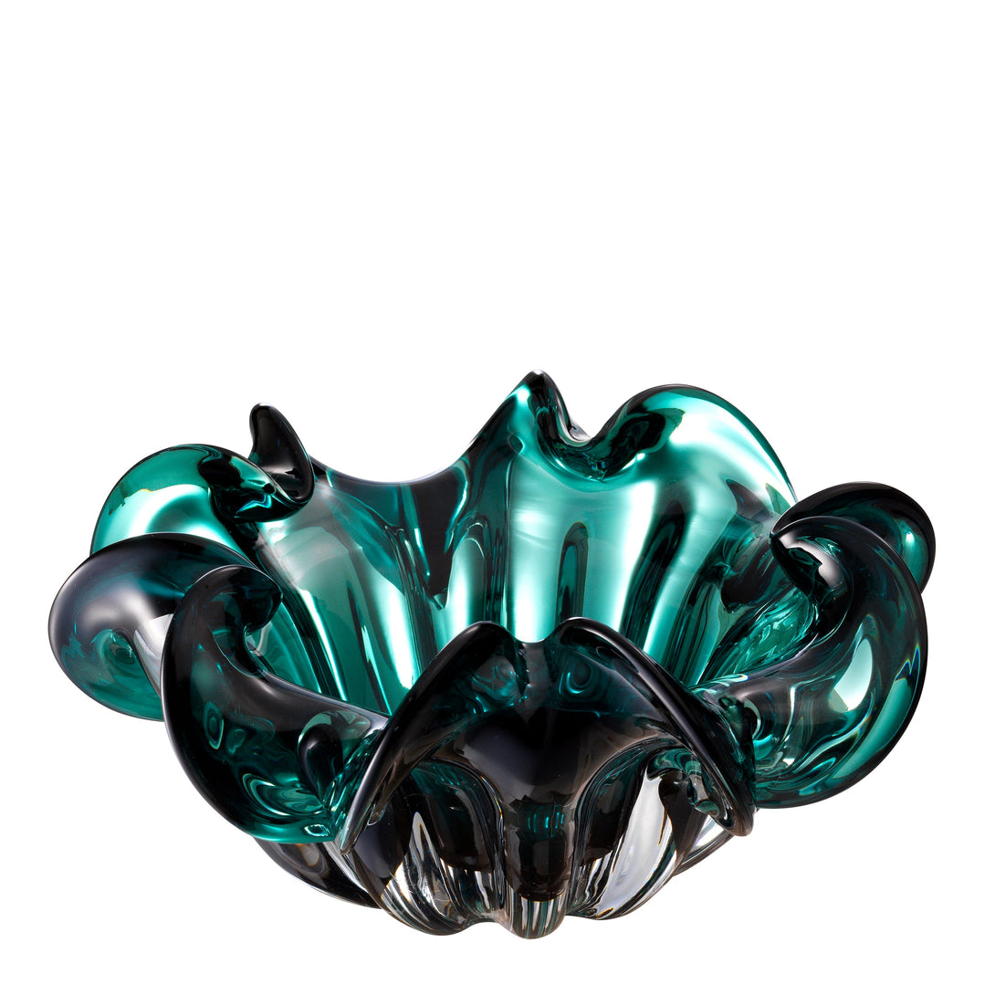 Bowl Triada Hand Blown Green Colour Accessories Eichholtz