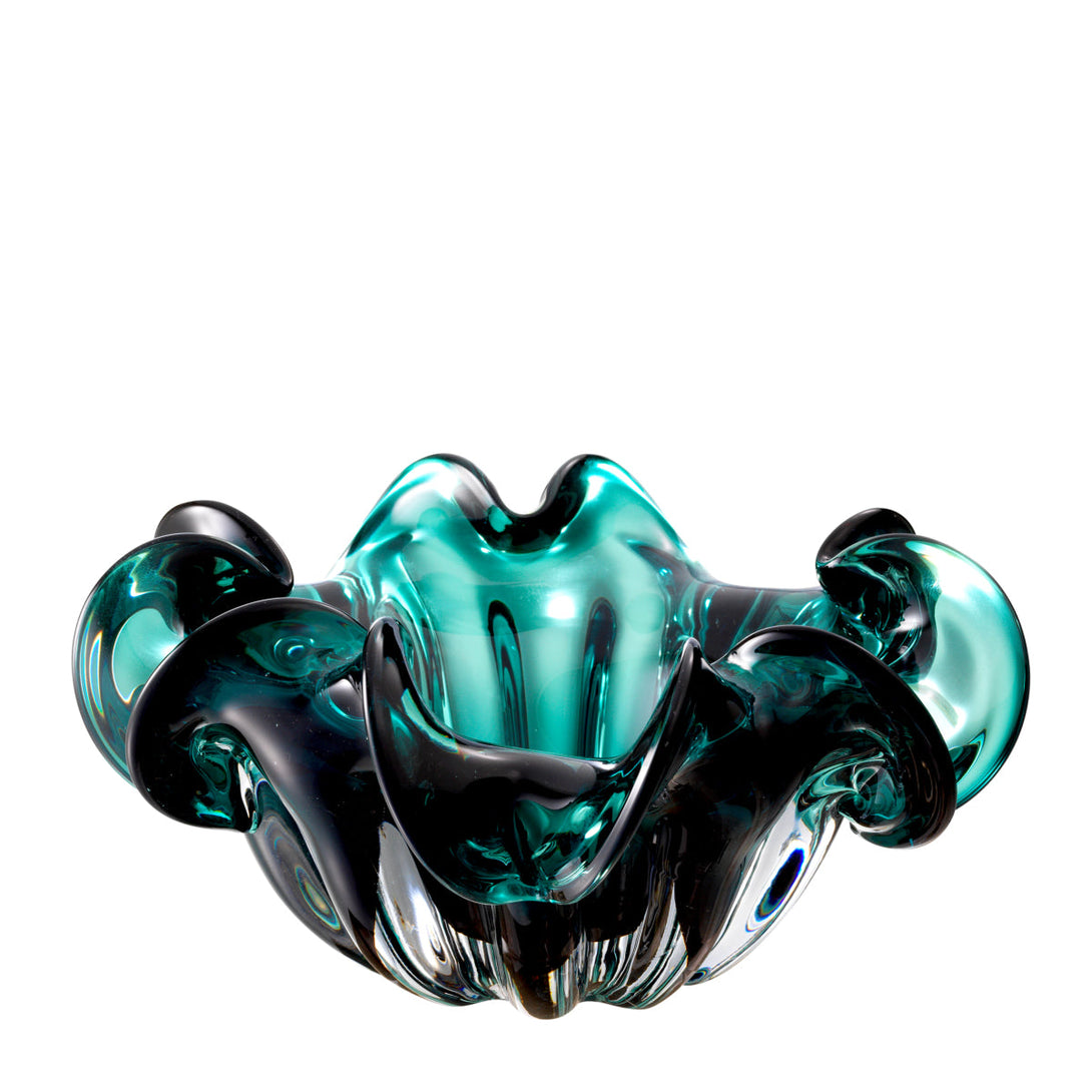 Bowl Triada Hand Blown Green Colour Accessories Eichholtz