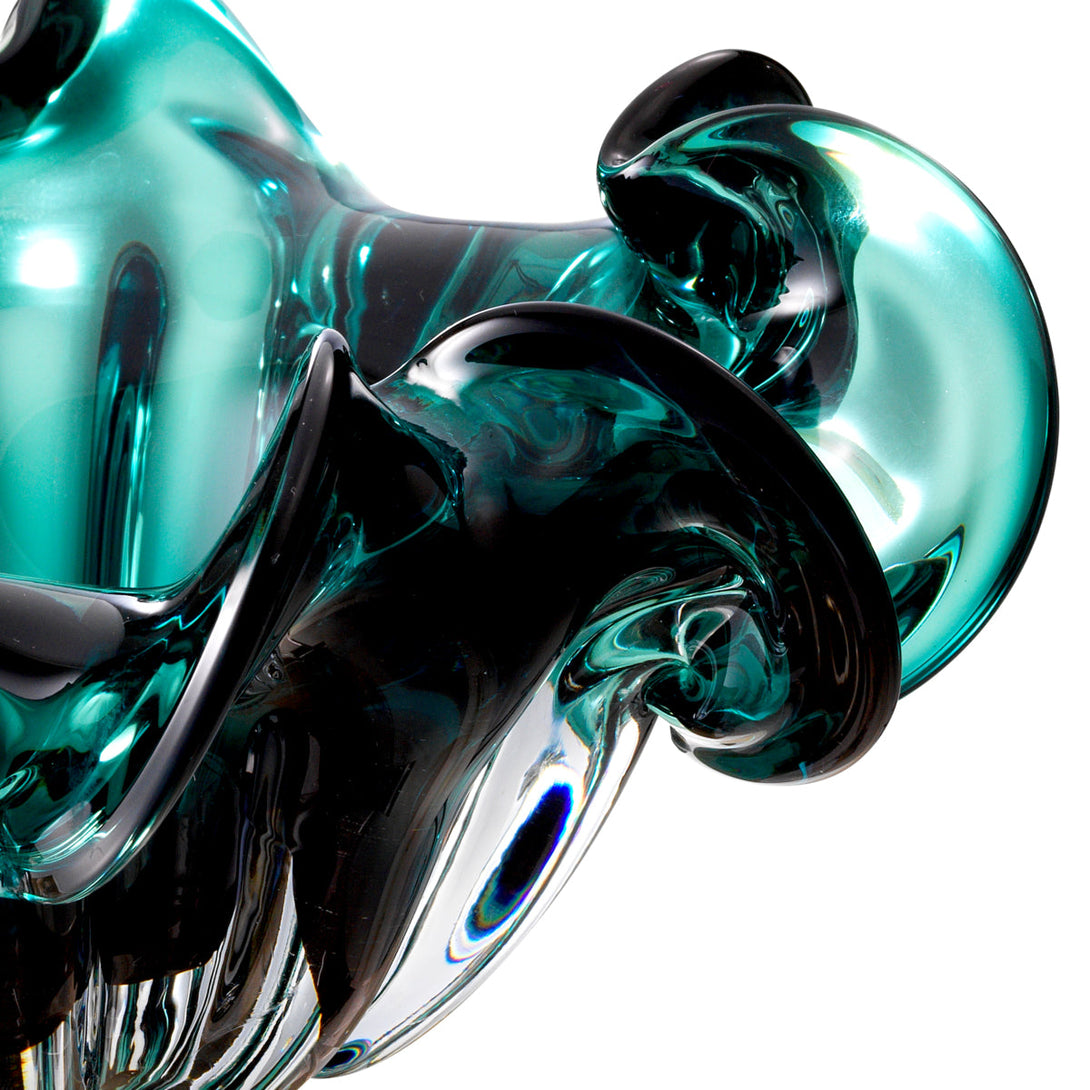 Bowl Triada Hand Blown Green Colour Accessories Eichholtz