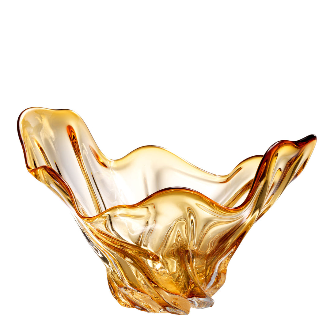 Bowl Ace Hand Blown Yellow Colour Accessories Eichholtz