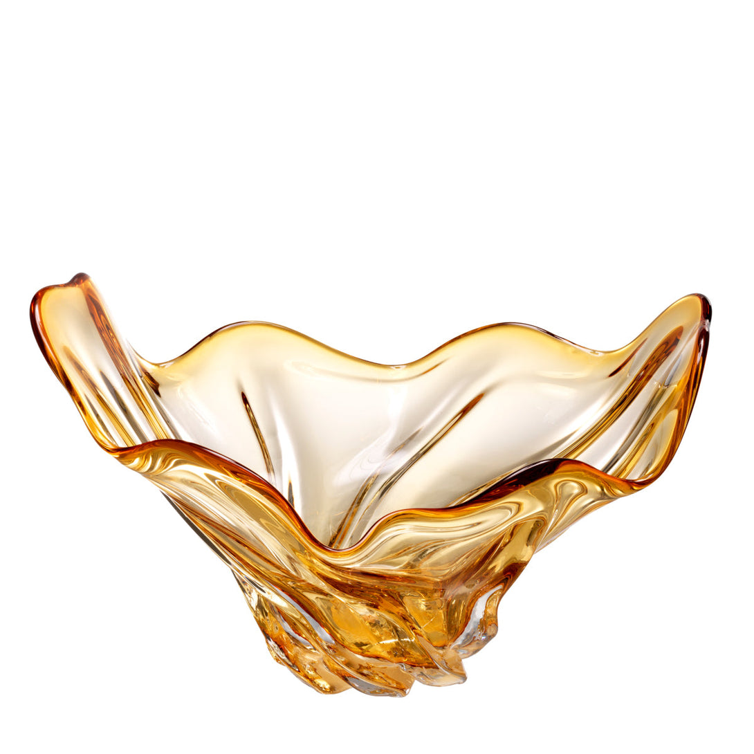 Bowl Ace Hand Blown Yellow Colour Accessories Eichholtz