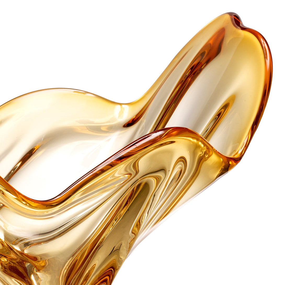 Bowl Ace Hand Blown Yellow Colour Accessories Eichholtz