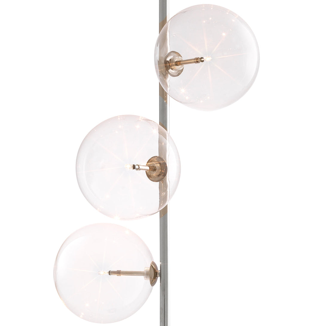 Floor Lamp Tempo Nickel Finish Lighting Eichholtz