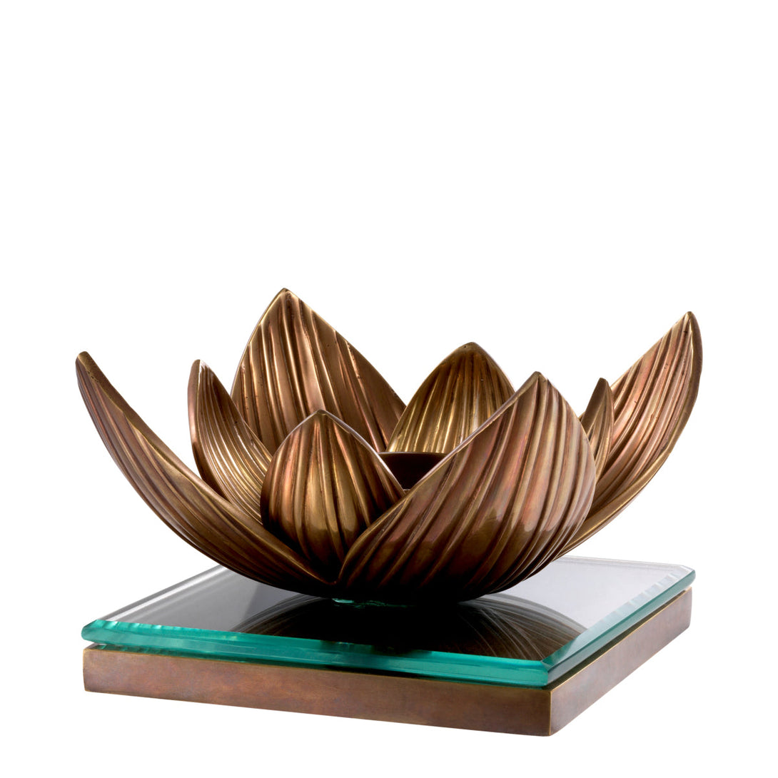 Tealight Holder Lotus Accessories Eichholtz