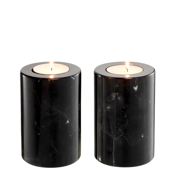 Tealight Holder Tobor S set of 2 Accessories Eichholtz