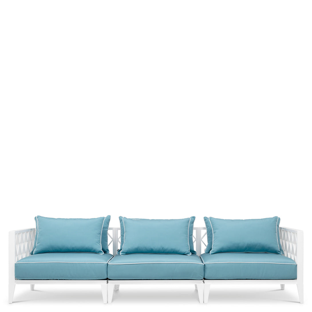 Outdoor Sofa Ocean Club L White Finish Outdoor Eichholtz