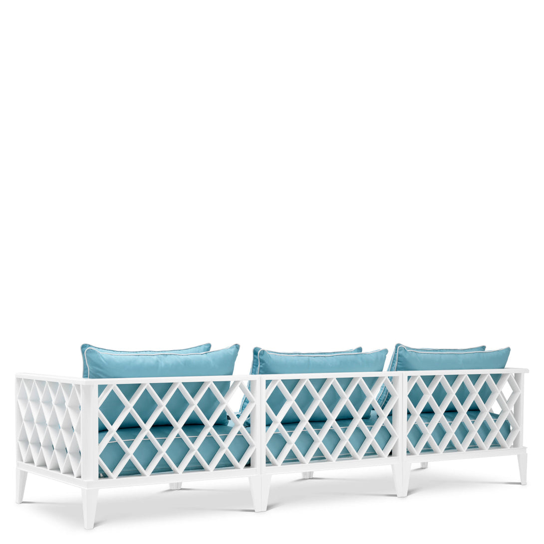 Outdoor Sofa Ocean Club L White Finish Outdoor Eichholtz
