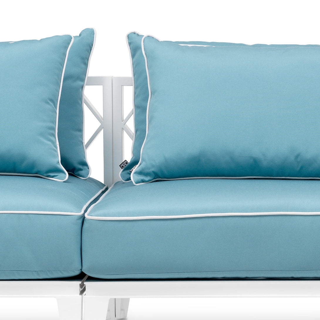 Outdoor Sofa Ocean Club L White Finish Outdoor Eichholtz