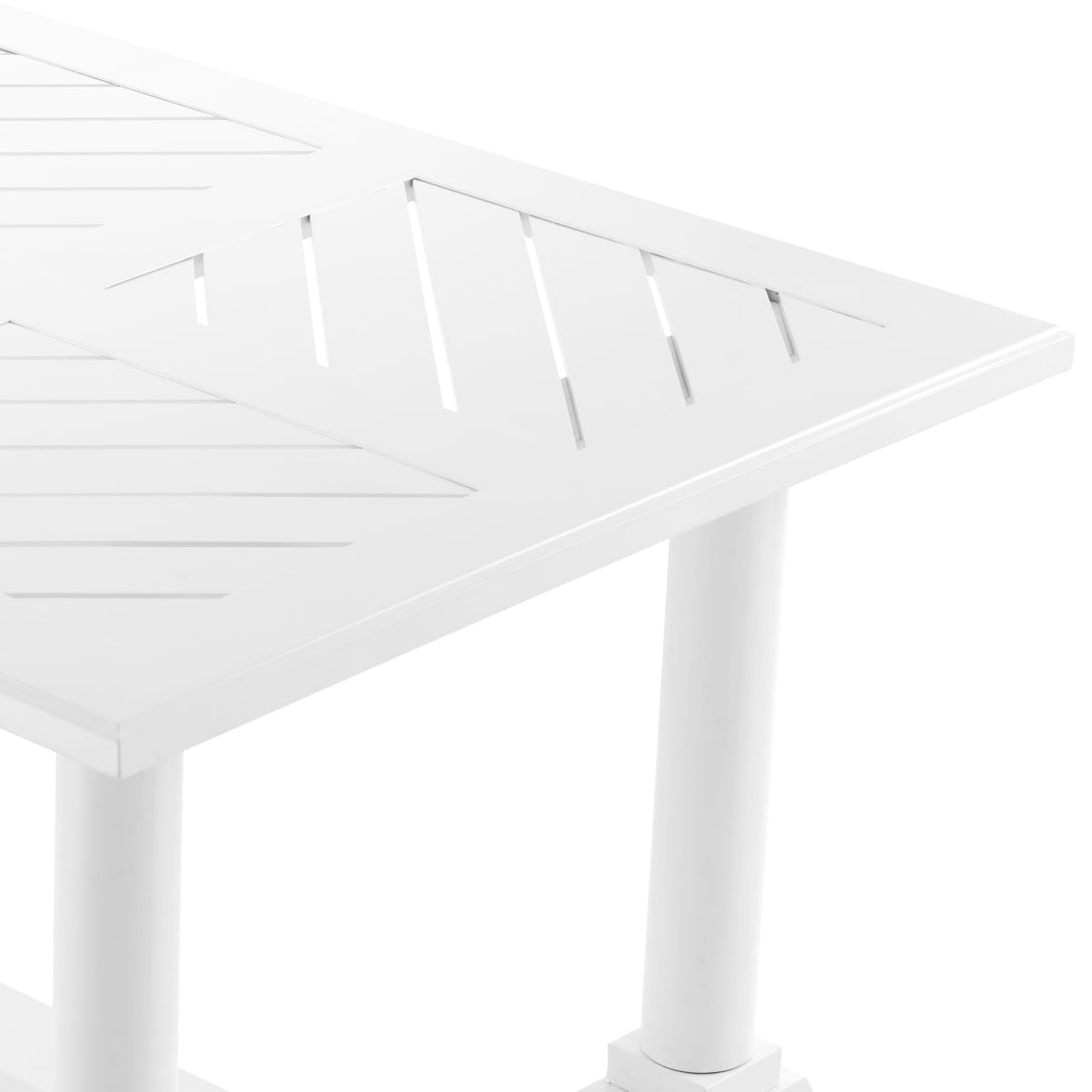 Outdoor Dining Table Bell Rive White Finish Outdoor Eichholtz