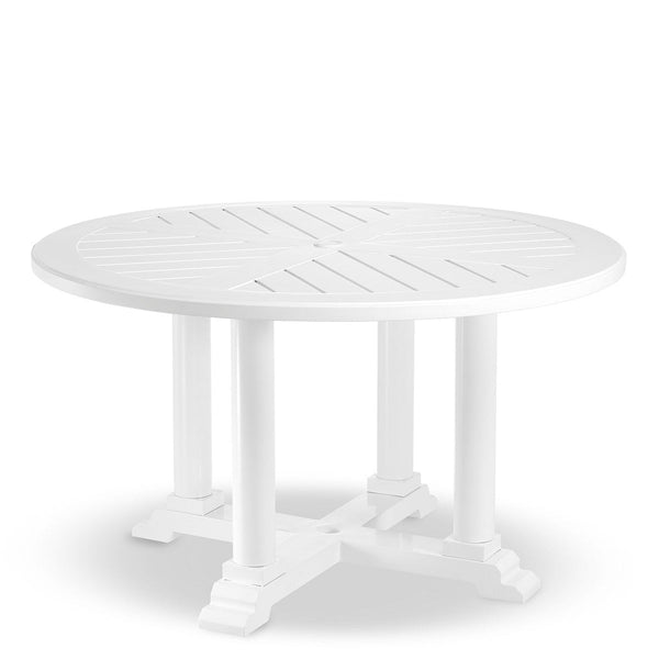 Outdoor Dining Table Bell Rive S White Finish Outdoor Eichholtz