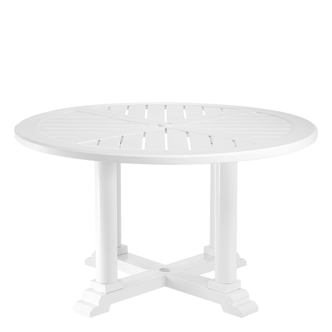 Outdoor Dining Table Bell Rive S White Finish Outdoor Eichholtz
